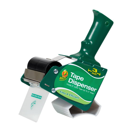 Dispensador de cinta de embalaje estándar extra ancha Duck, 3"